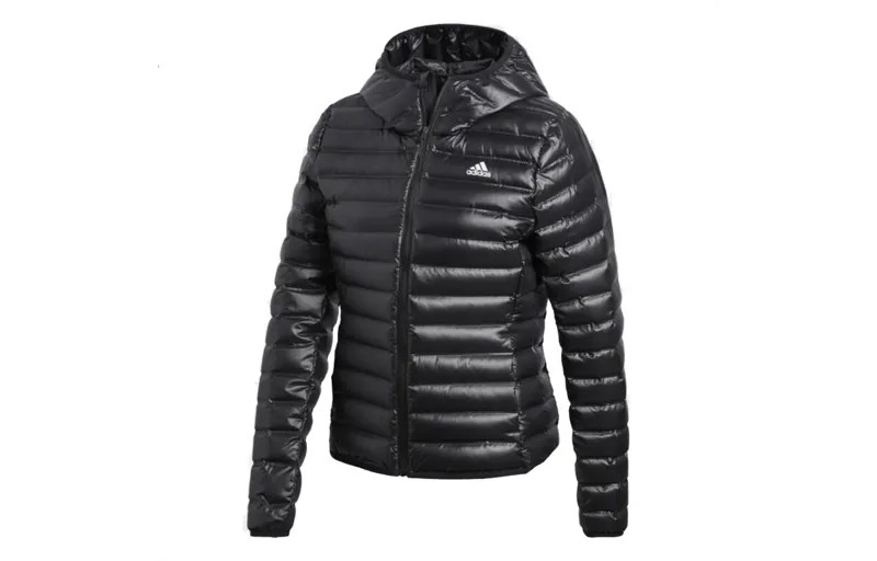 Пуховик женский черный Adidas
