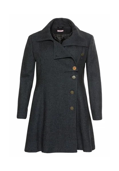 Короткое пальто приталенного расклешенного кроя Joebrowns, цвет Schwarz Blau