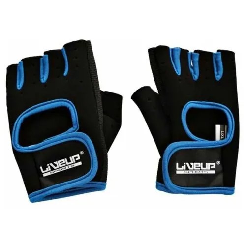 Перчатки LIVEUP, размер L/XL, синий, черный