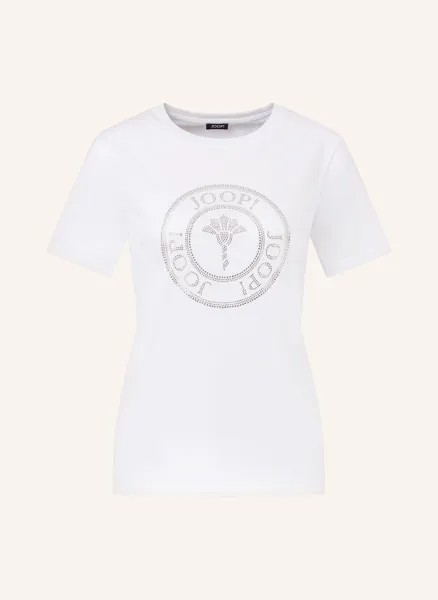 Футболка с драгоценными камнями Joop!, белый