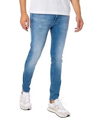 Мужские джинсы скинни Jack - Jones Liam Original 314, синие