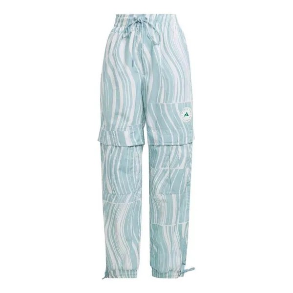 Штаны от stella mccartney truecasuals принтованные спортивные штаны Adidas, синий