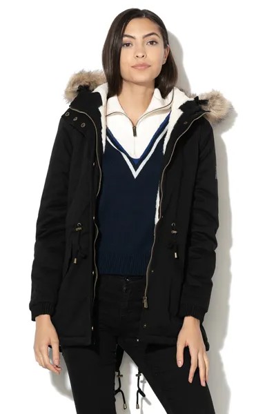Стеганый пуховик Ampuria Geographical Norway, черный