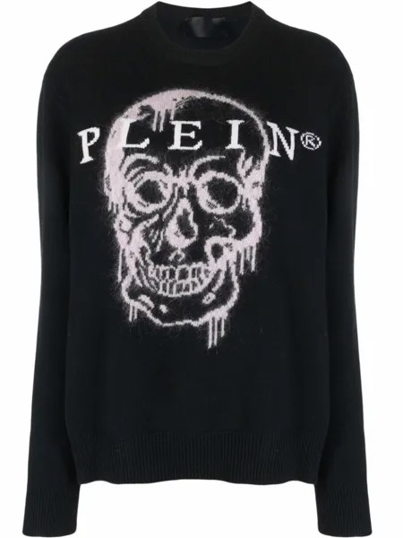 Philipp Plein джемпер с принтом, черный