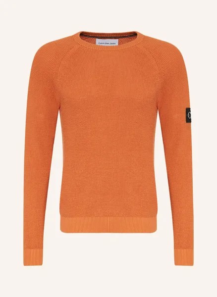 Свитер Calvin Klein Jeans, оранжевый