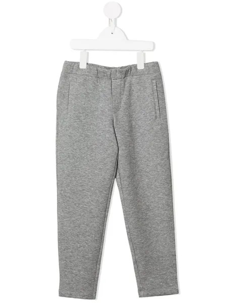 Emporio Armani Kids спортивные брюки прямого кроя