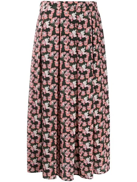 Aspesi юбка с цветочным принтом