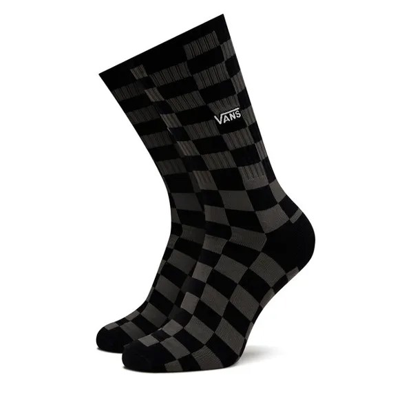 Носки Vans CheckeboardCrew, серый/черный
