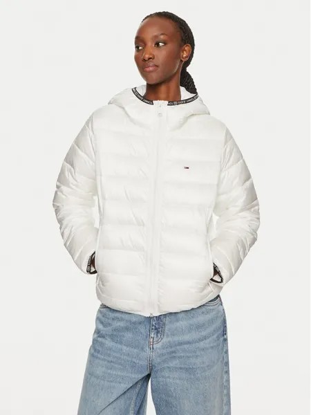 Пуховик regular fit Tommy Jeans, белый