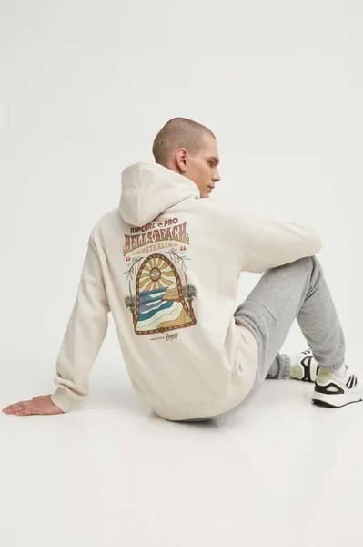 Толстовка с капюшоном Rip Curl, бежевый