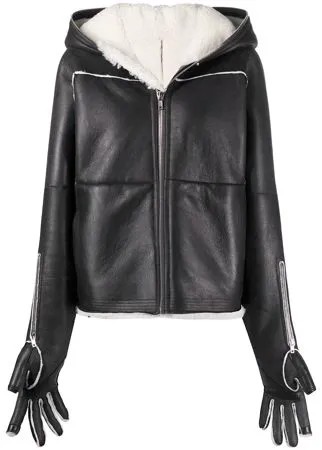 Rick Owens куртка с рукавами-перчатками