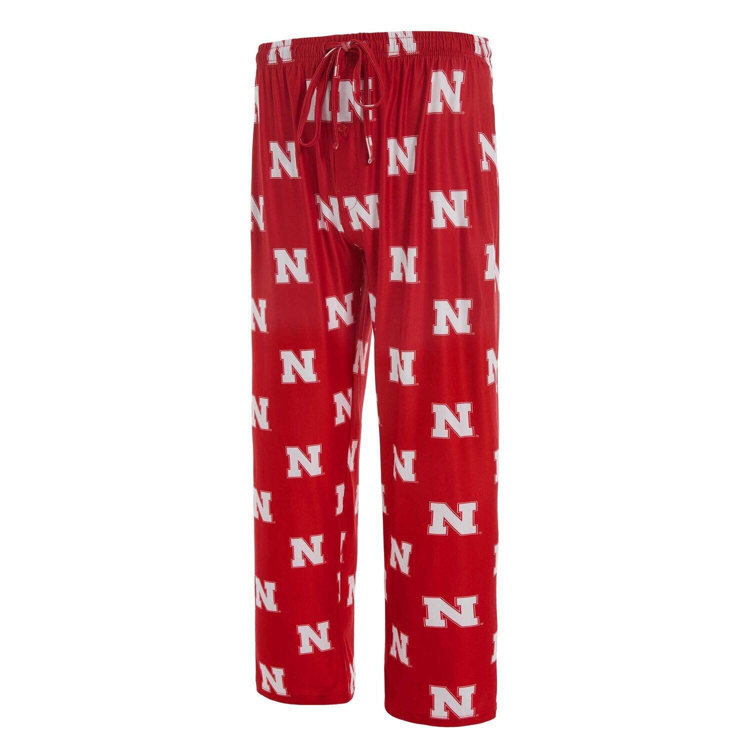 Мужские брюки Concepts Sport Scarlet Nebraska Huskers с флагманским принтом и логотипом