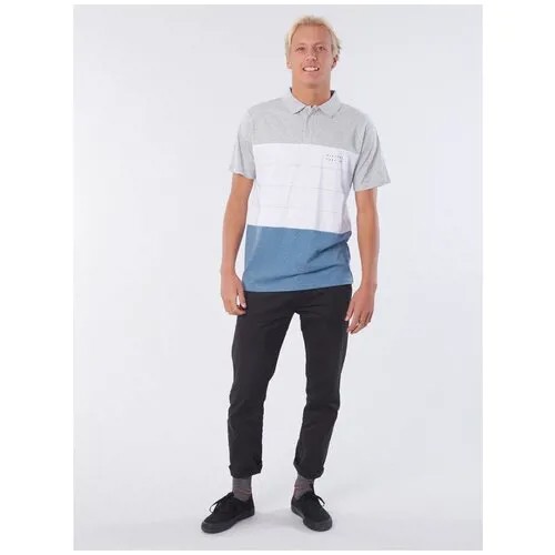 Поло Rip Curl TRILOGY POLO, цвет 4518 BLUE MARLE, размер XL
