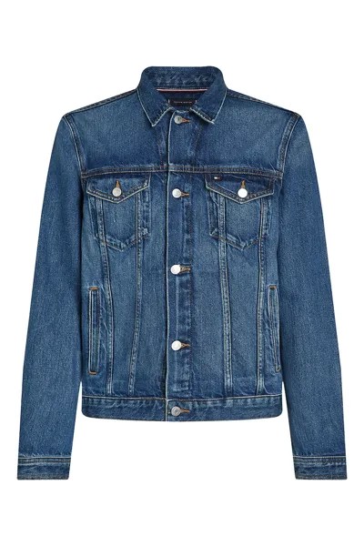 Джинсовая куртка с нагрудными карманами Tommy Hilfiger, синий