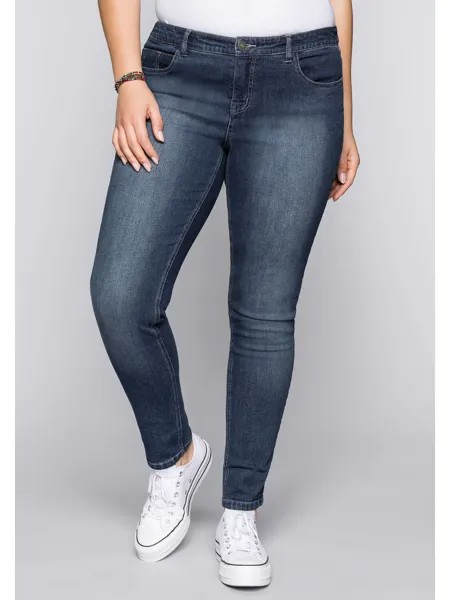 Джинсы sheego, цвет dark blue Denim