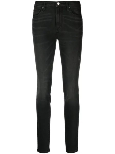 Armani Exchange джинсы скинни средней посадки, черный