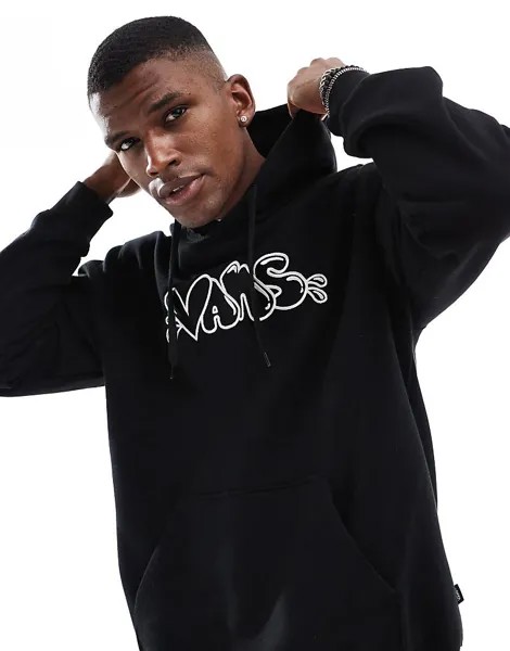 Vans - Кепки - Свободная черная толстовка