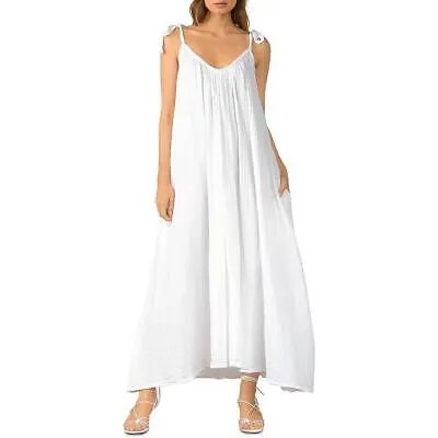 Elan Женское Марлевое Платье макси с завязками на плечах BHFO 2761