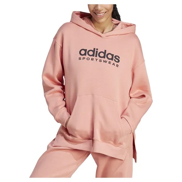 Худи adidas All Szn Fleece Graphic, розовый