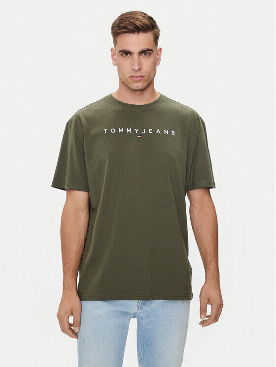 Футболка стандартного кроя Tommy Jeans, зеленый