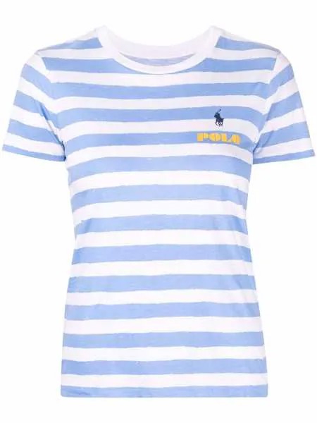 Polo Ralph Lauren футболка в полоску с логотипом