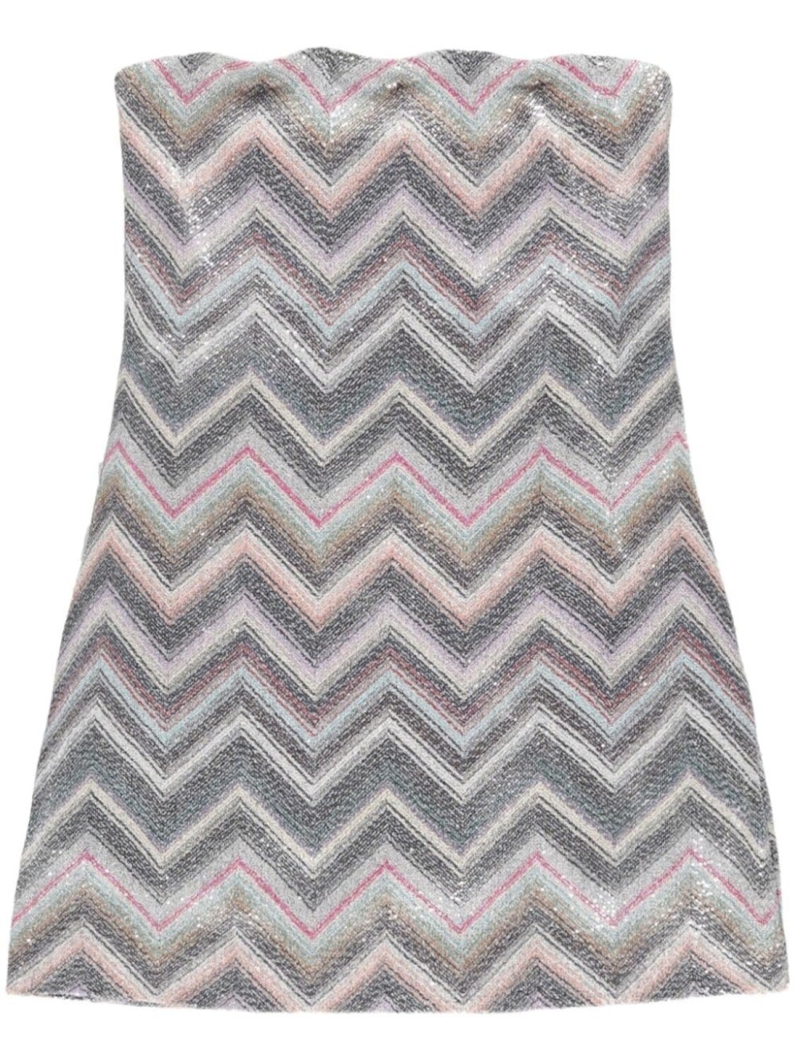 Missoni платье с зигзагообразным узором, синий