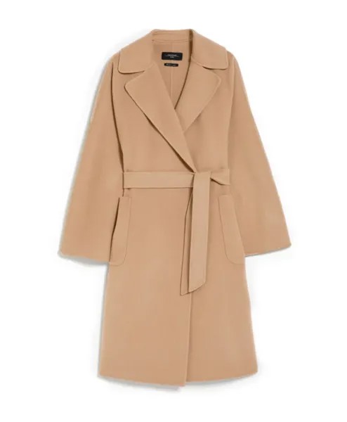 Верблюжье пальто выходного дня Max Mara Weekend, коричневый