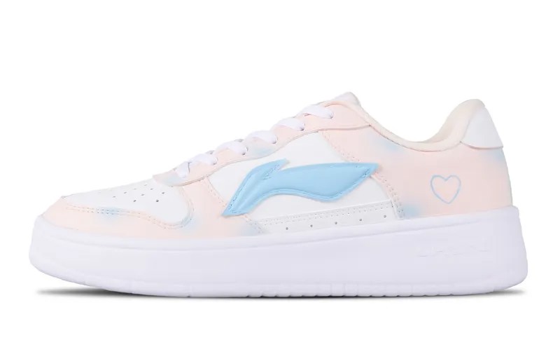 Кроссовки LINING Skateboarding Shoes Women's Low-top Blue, голубой