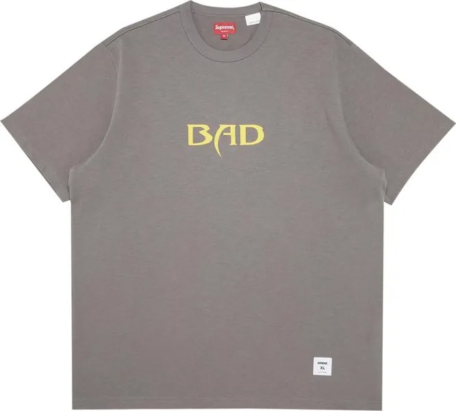 Футболка Supreme Bad Short-Sleeve Top 'Grey', серый