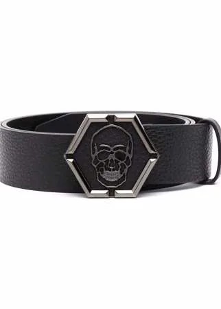 Philipp Plein ремень с пряжкой Skull
