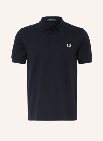 Рубашка поло FRED PERRY Piqué M6000 Slim Fit, темно-синий