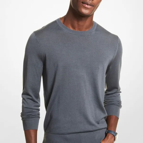 Свитер Michael Kors Merino Wool, серый
