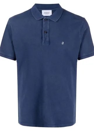 Dondup рубашка поло с короткими рукавами и вышитым логотипом