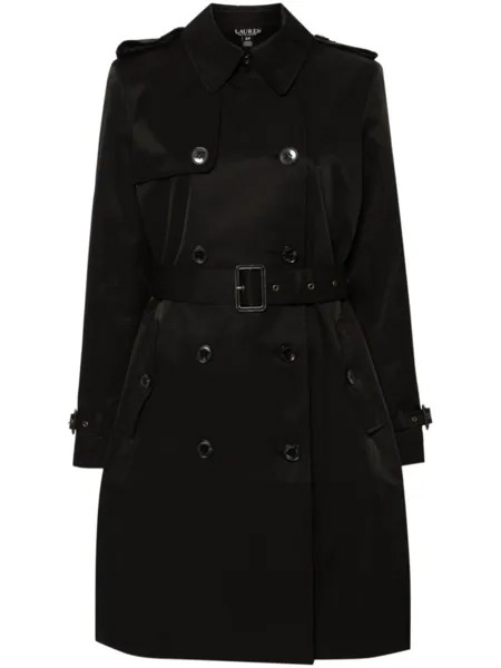 Lauren Ralph Lauren тренчкот с поясом, черный