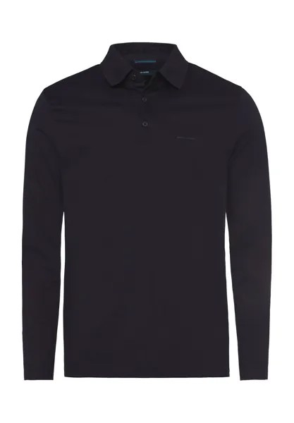 Рубашка-поло с длинным рукавом, мужская pierre cardin, цвет Marine