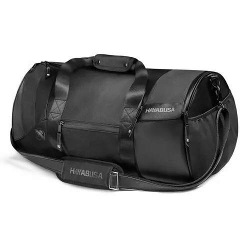 Сумка дорожная Hayabusa Сумка Hayabusa Elite Boxing Duffle Bag черная, 35 л, 28х26х52 см, черный