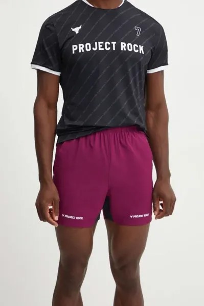 Тренировочные шорты Project Rock Under Armour, фиолетовый