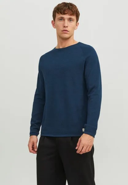 Свитер JJEHILL CREW NECK NOOS Jack & Jones, матросский синий