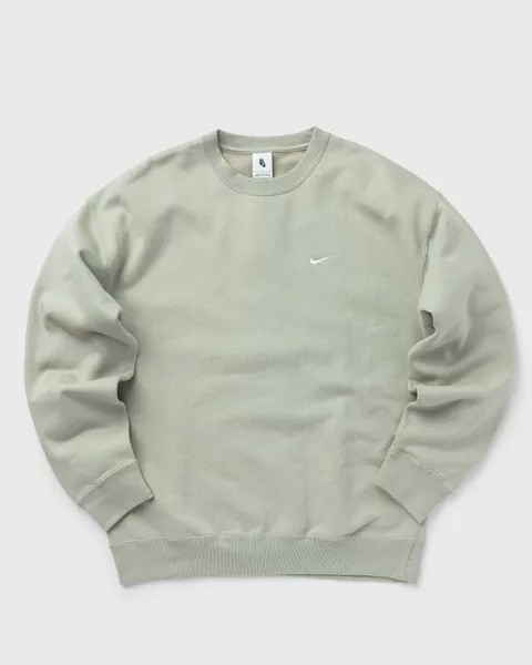 Свитер Nike Solo Swoosh Fleece Crew, цвет jade horizon/white