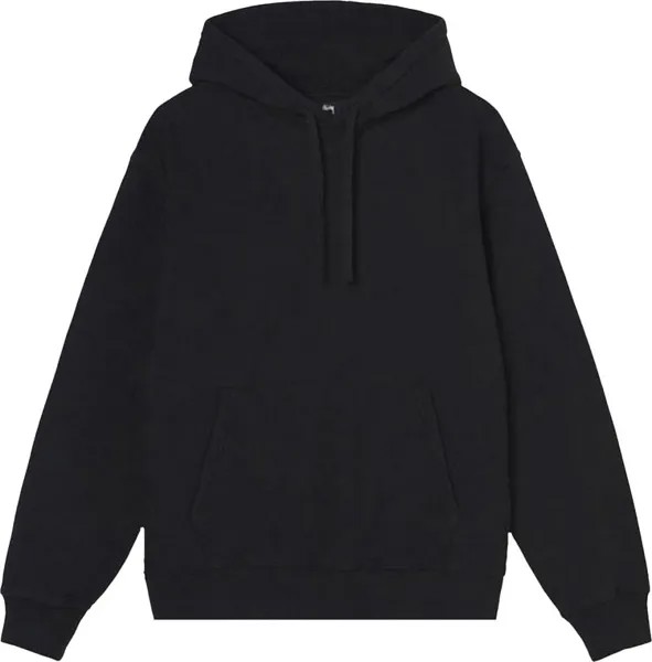 Толстовка Stussy Back Hood Appliqué Hood 'Black', черный