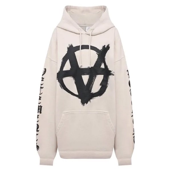 Хлопковое худи VETEMENTS