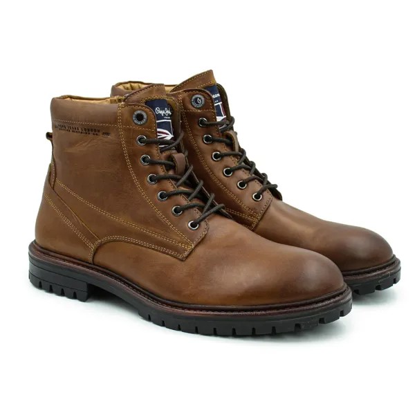 Ботинки мужские Pepe Jeans London NED BOOT LTH PMS50210 коричневые 44 EU