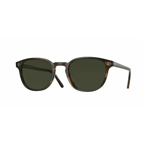 Солнцезащитные очки Oliver Peoples, коричневый, зеленый