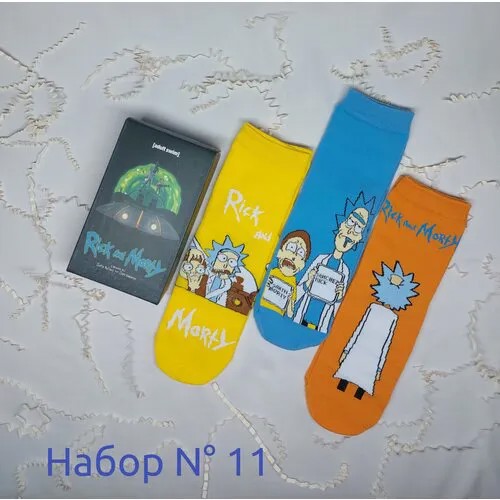Носки Turkan, комплект, 3 пары, размер 37-42, мультиколор