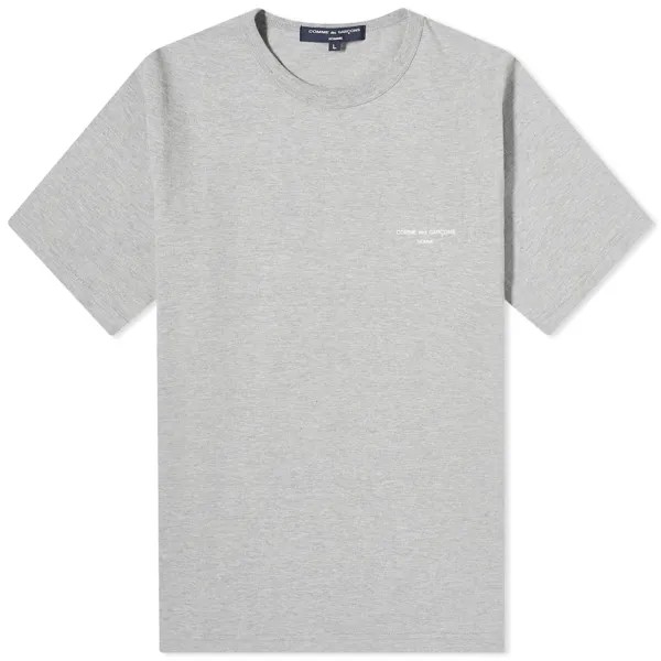 Футболка Comme Des Garçons Homme Logo Tee, цвет Top Grey