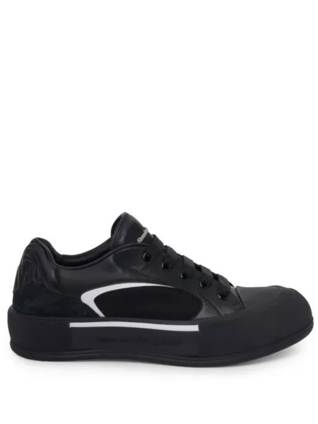 Alexander McQueen кеды Skate Deck Plimsoll, черный
