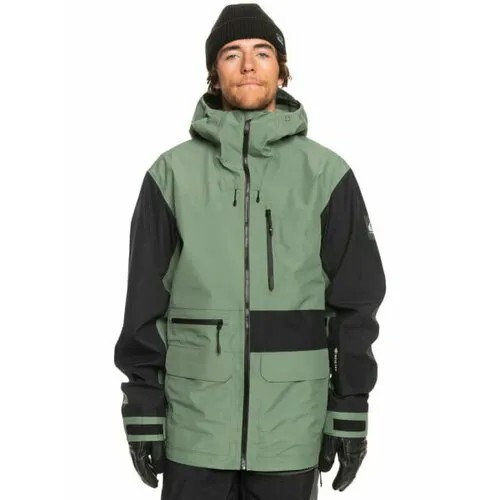 Куртка спортивная Quiksilver, размер S, зеленый