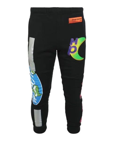 Спортивные штаны HP с графическим рисунком Heron Preston, черный