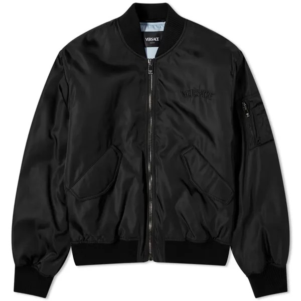 Куртка Versace Milano Stamp Bomber, черный