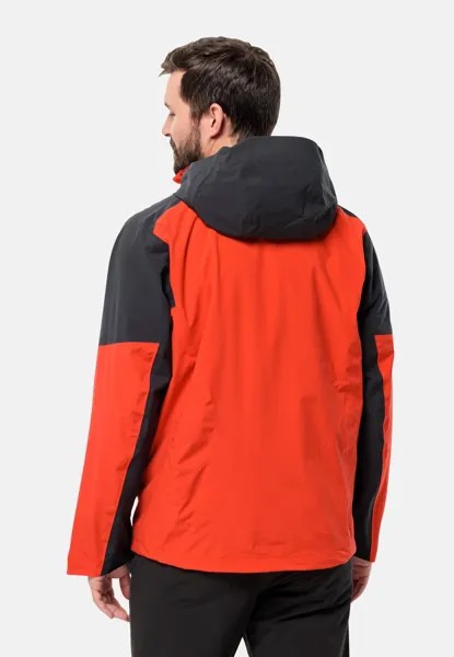 Дождевик/водоотталкивающая куртка EAGLE PEAK Jack Wolfskin, цвет strong red